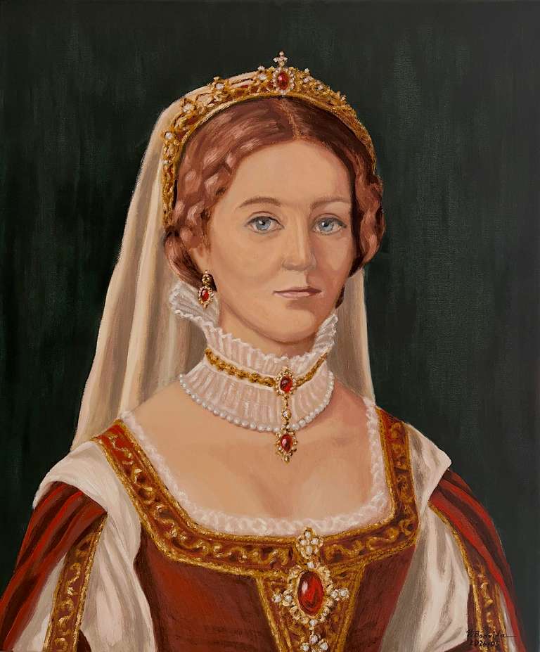 Isabel of Portugal. 60 cm x 50 cm, May 2026