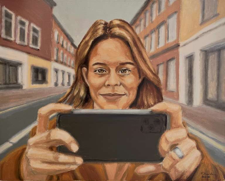 Portrait. 40 cm x 50 cm, June 2026