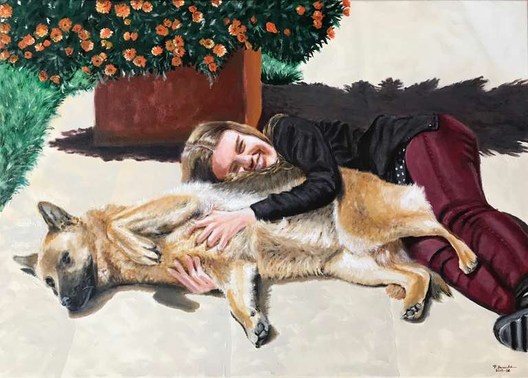 Portrait. 50 cm x 70 cm, June 2019