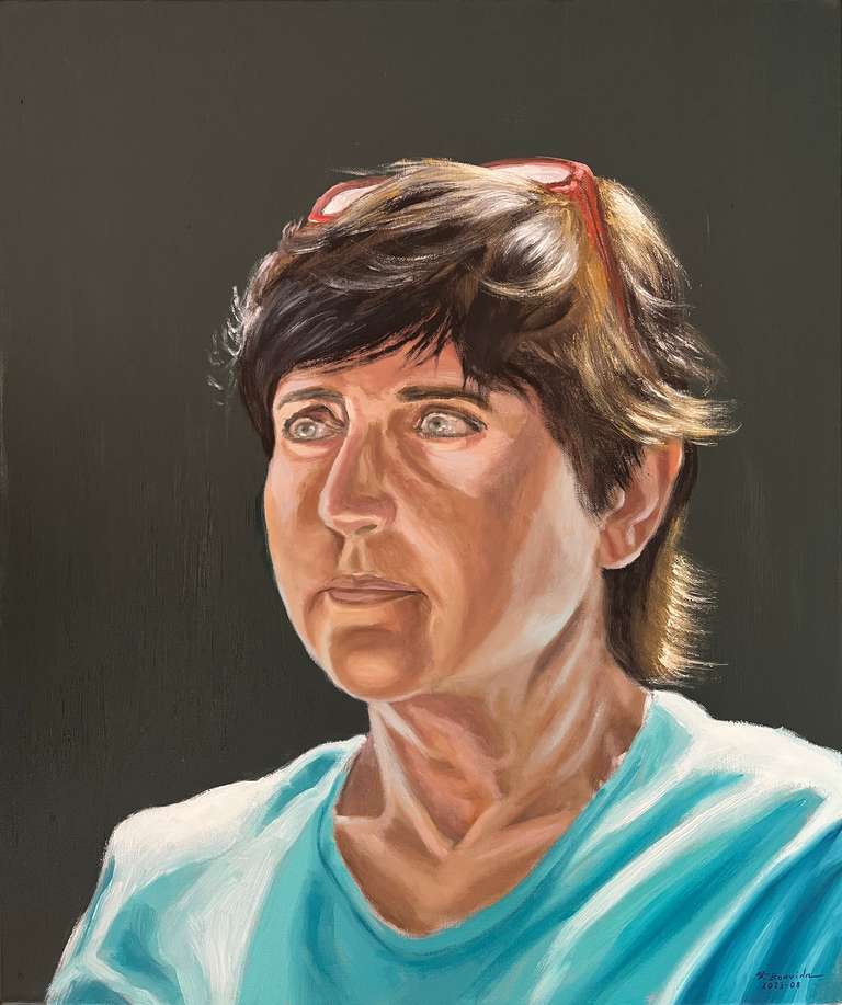Portrait. 60 cm x 50 cm, August 2023