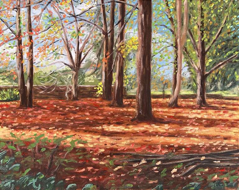 Bosquet at Casal da Estrada. 40 cm x 50 cm, January 2024