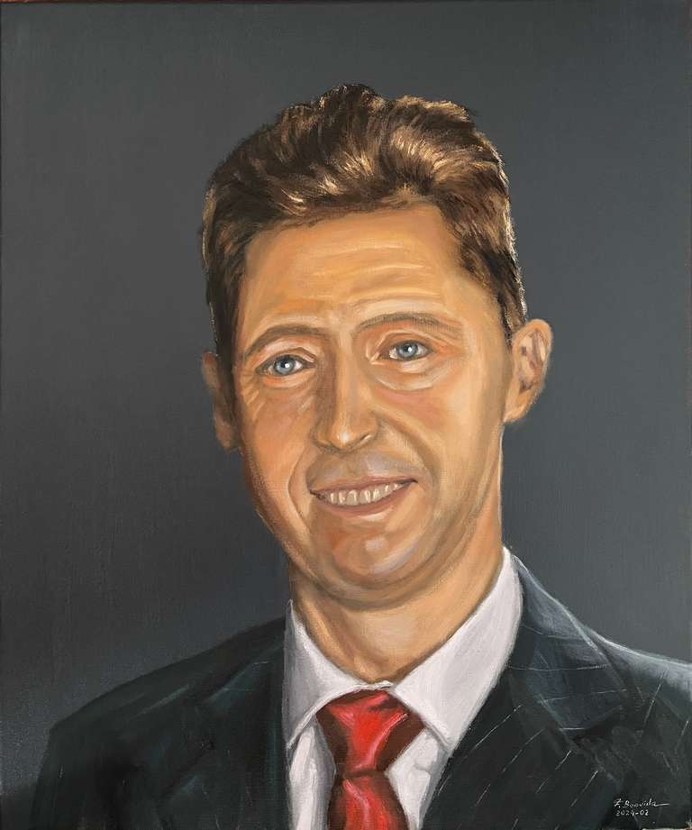Portrait. 60 cm x 50 cm, February 2024