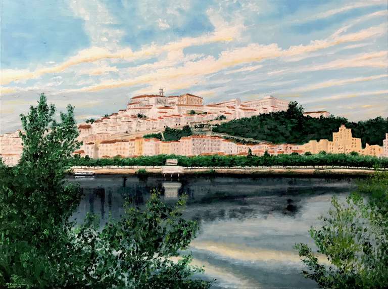 View of Coimbra. 60 cm x 80 cm, September 2019