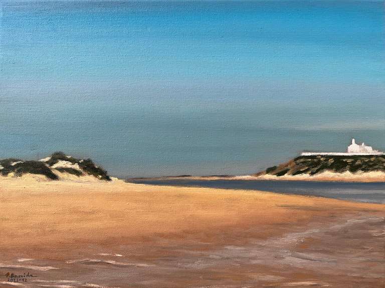 Vila Nova de Milfontes. 30 cm x 40 cm, December 2022