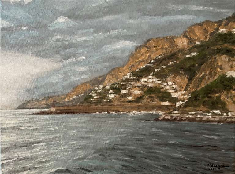 Amalfi. 30 cm x 40 cm, November 2023
