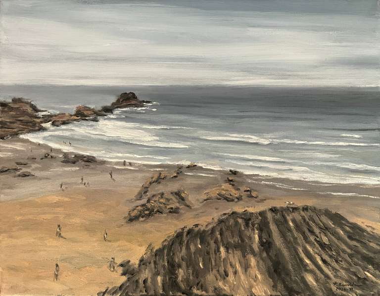 Zambujeira do Mar. 35 cm x 45 cm, November 2024