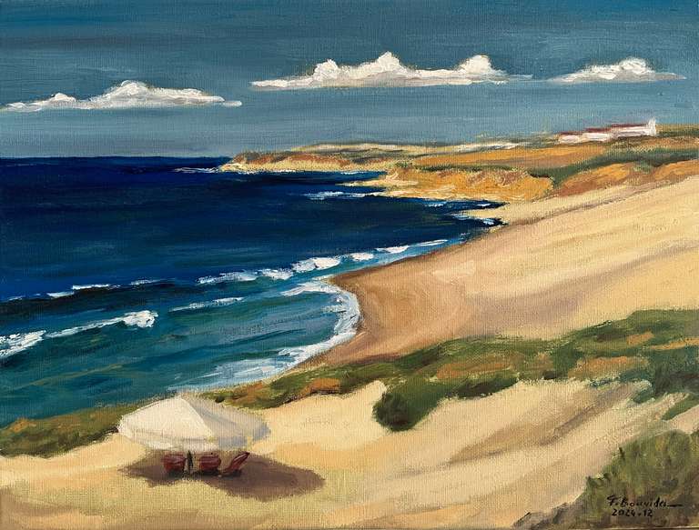 Alentejo coast. 30 cm x 40 cm, December 2024