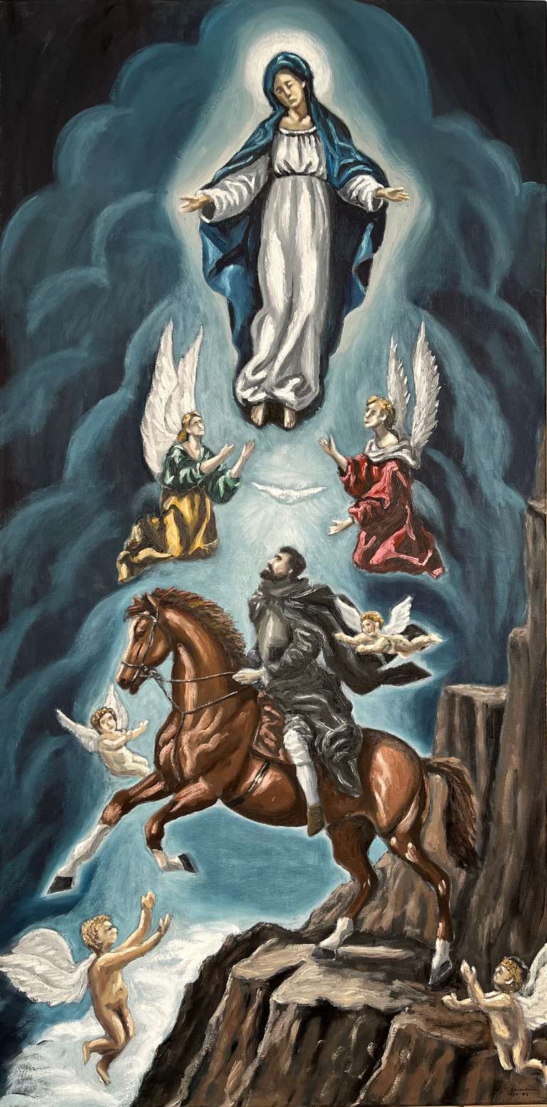 Our Lady of Nazaré. 120 cm x 60 cm, May 2024