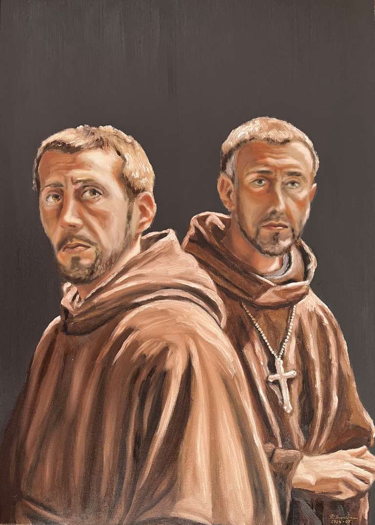 Saint Anthony. 70 cm x 50 cm, August 2024