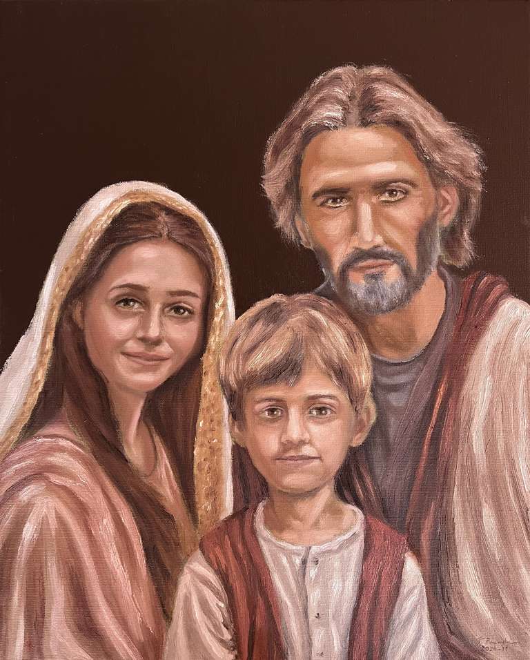 Holy Family. 50 cm x 40 cm, November 2024