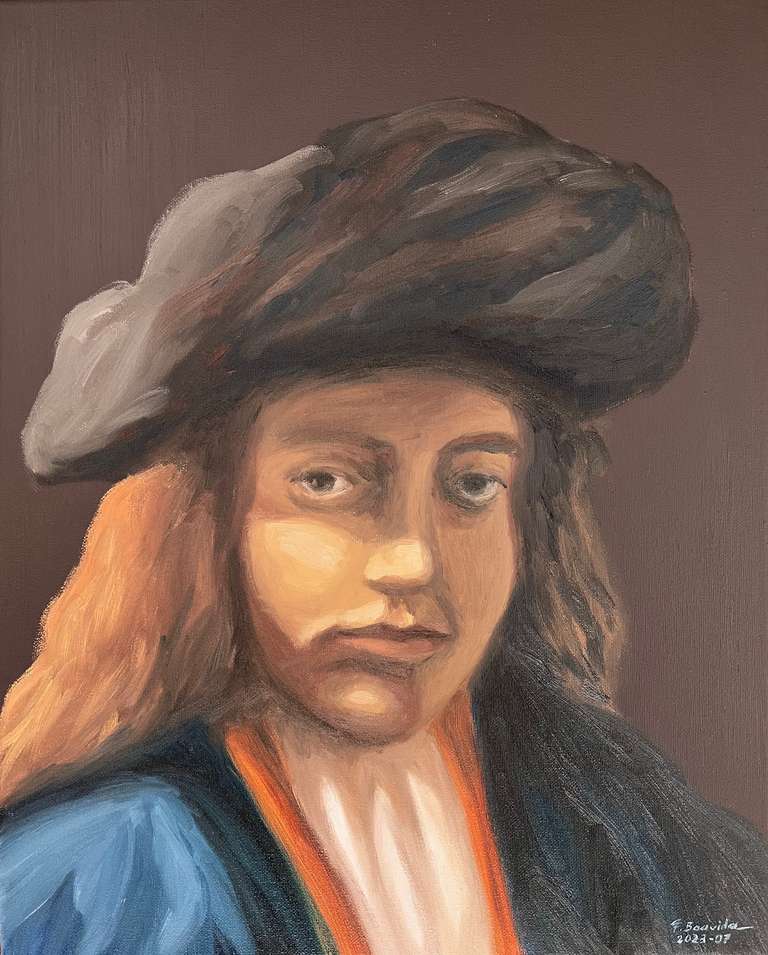 21-year-old Johannes Vermeer. 50 cm x 40 cm, July 2023