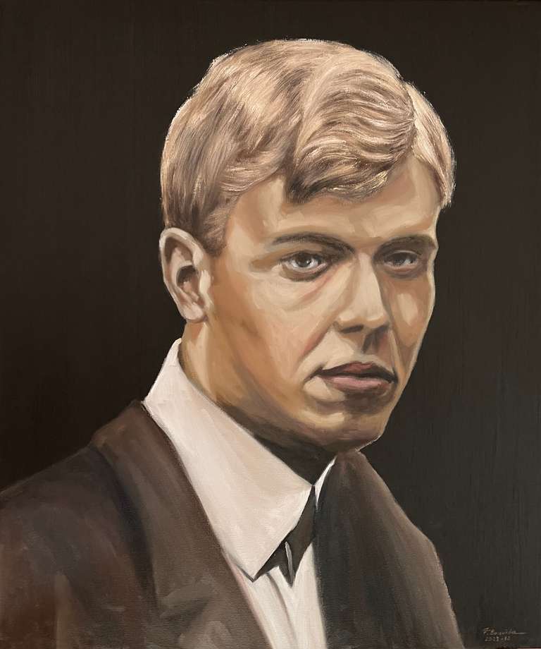 Edward Hopper in 1902. 60 cm x 50 cm, December 2023