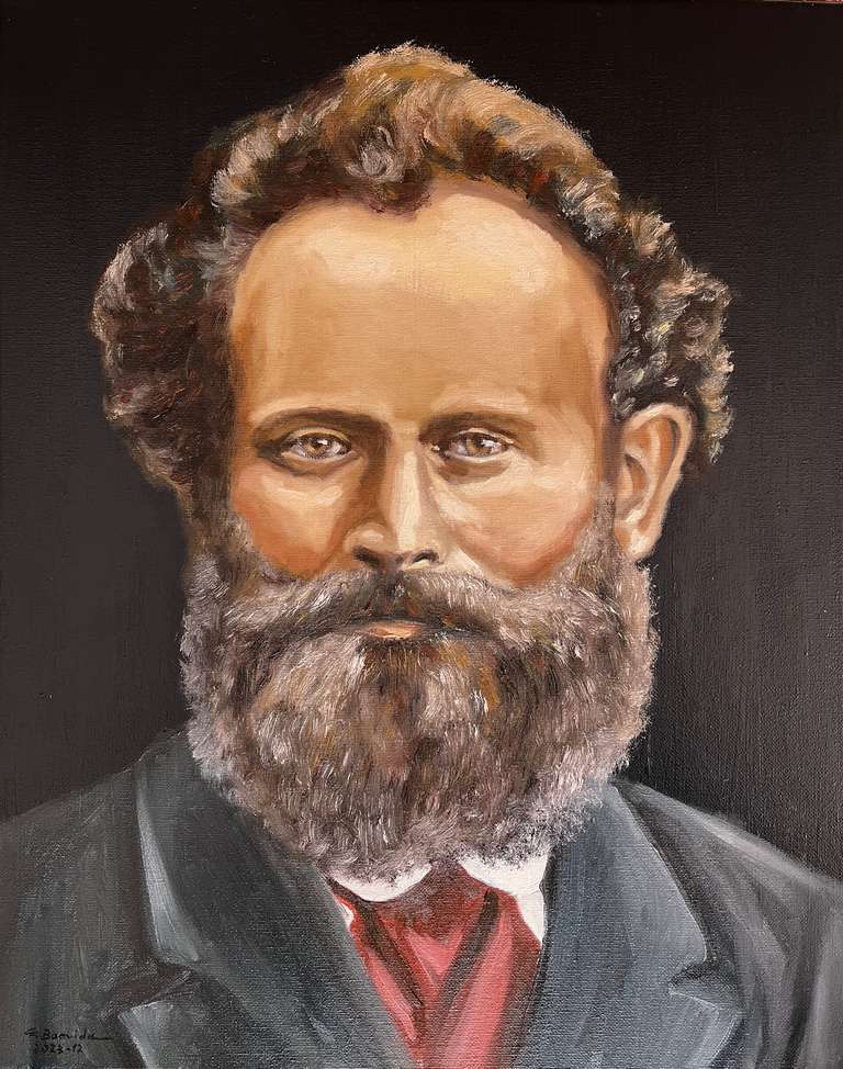 Edouard Manet in 1874. 50 cm x 40 cm, December 2023