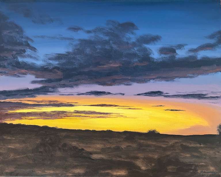 Dark Sky. 50 cm x 40 cm. 500 Euros