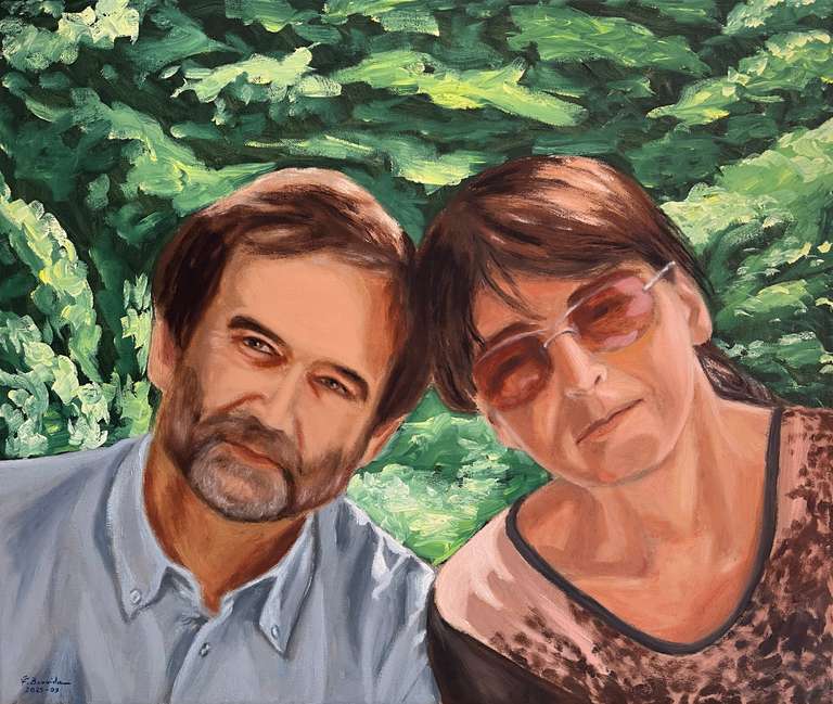 Talasnal. Oil on canvas, 50 cm x 60 cm