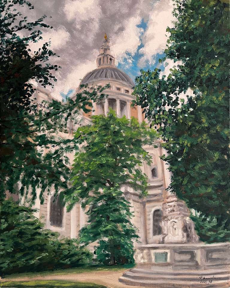 St. Paul's Cathegral, London. 50 cm x 40 cm