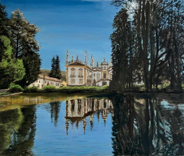 Clear reflections. 50 cm x 60 cm.